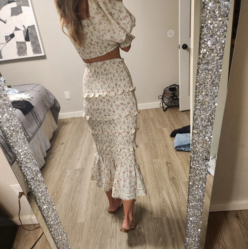 Mable Floral  Skirt Set - Picture 5 of 12